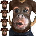 3d Printed-tee Mens Summer Basic T Shirt Short Sleeve Top Casual
