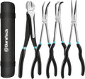 Duratech Extra Long Needle Nose Plier Set 90°bent Nose Plier