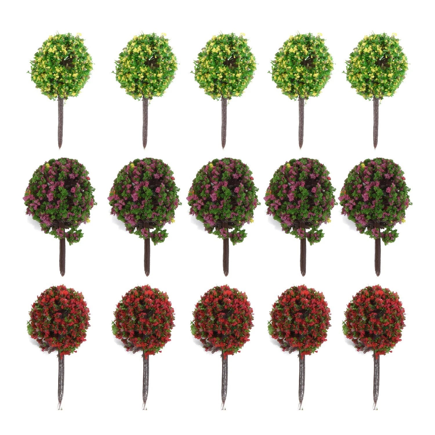 Plastic Model Trees Garden Scenery Landscape Lightweight New