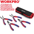 WORKPRO 4PCS Snap Ring Pliers Set 7" Heavy Duty Internal/Exter<wbr/>nal Circlip Pliers