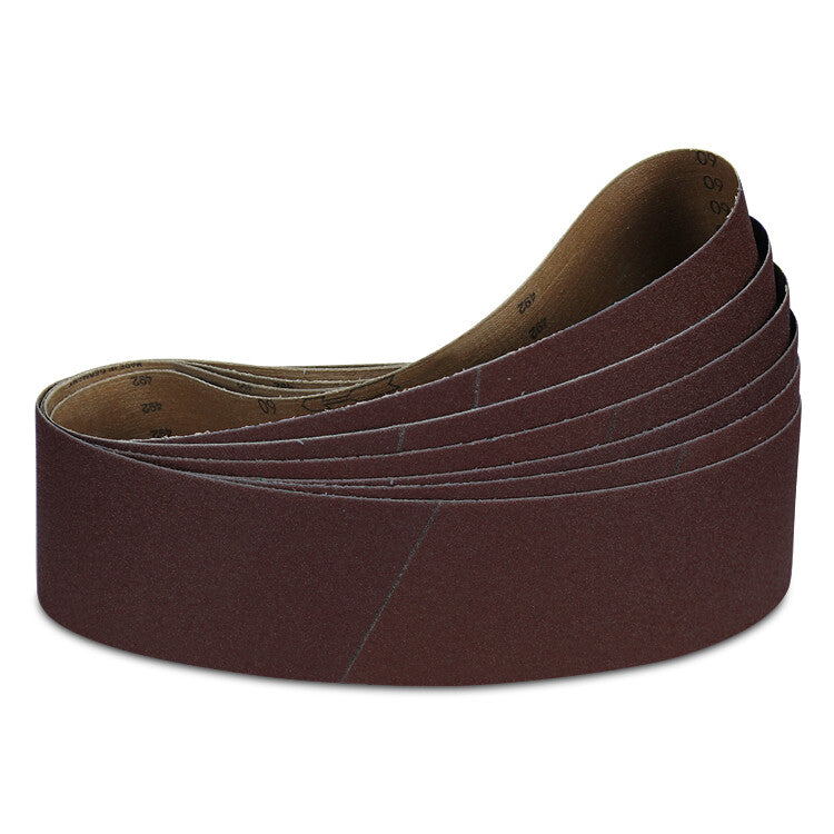 4" x 21" Inch 60 Grit Aluminum Oxide Sanding Belt Kit Metal or Wood