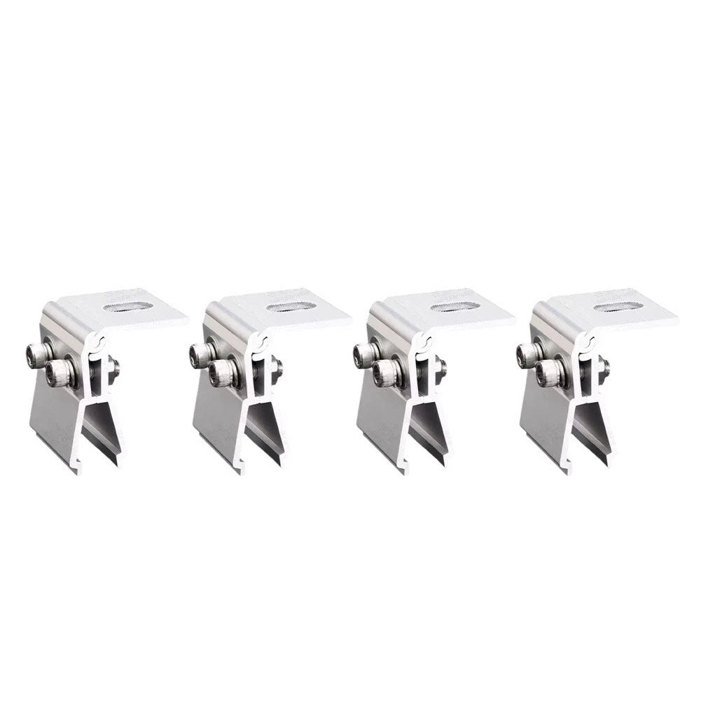 Roof Fold Clamps For Pv Solar Panel Arrays Aluminium Alloy 1/ Set