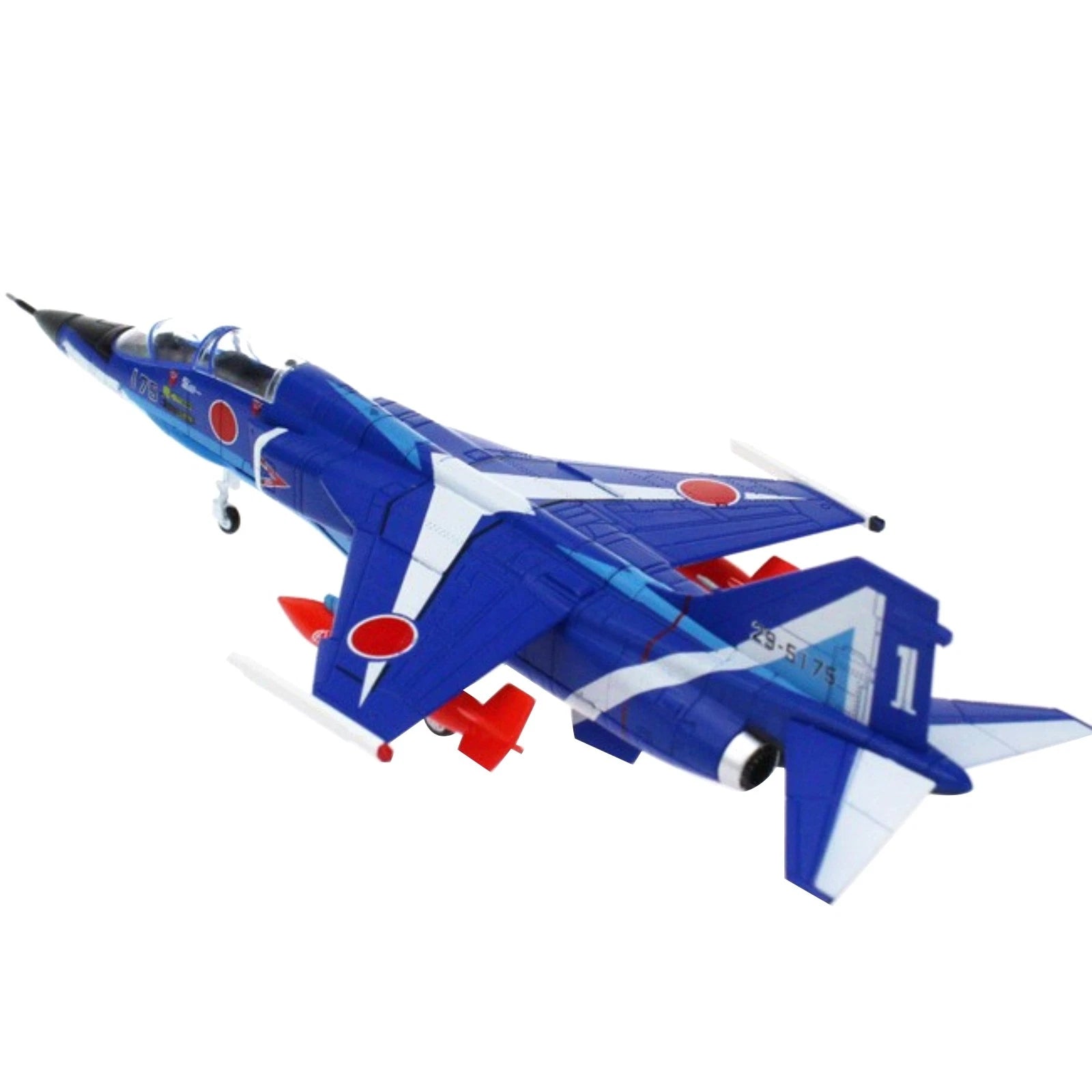 High Quality 17.8cm Diecast Alloy 1/100 Jasdf T-2 Blue Impulse