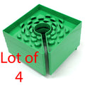 Lot 4 | 6" Plastic Irrigation Drip Tray Cover Rockwool Hugo Cube