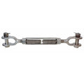 1" X 6" Jaw Jaw Turnbuckle Mil Spec, 8,000 Lbs Wll Stainless Steel