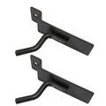 1" Slatwall Hook Panel Display Hooks, 1/4" Thickness Metal, Raw Steel