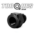 AN -4 (AN4 AN 04) to 1/8" NPT Female Oil Pressure Gauge Take Off Adapter Black