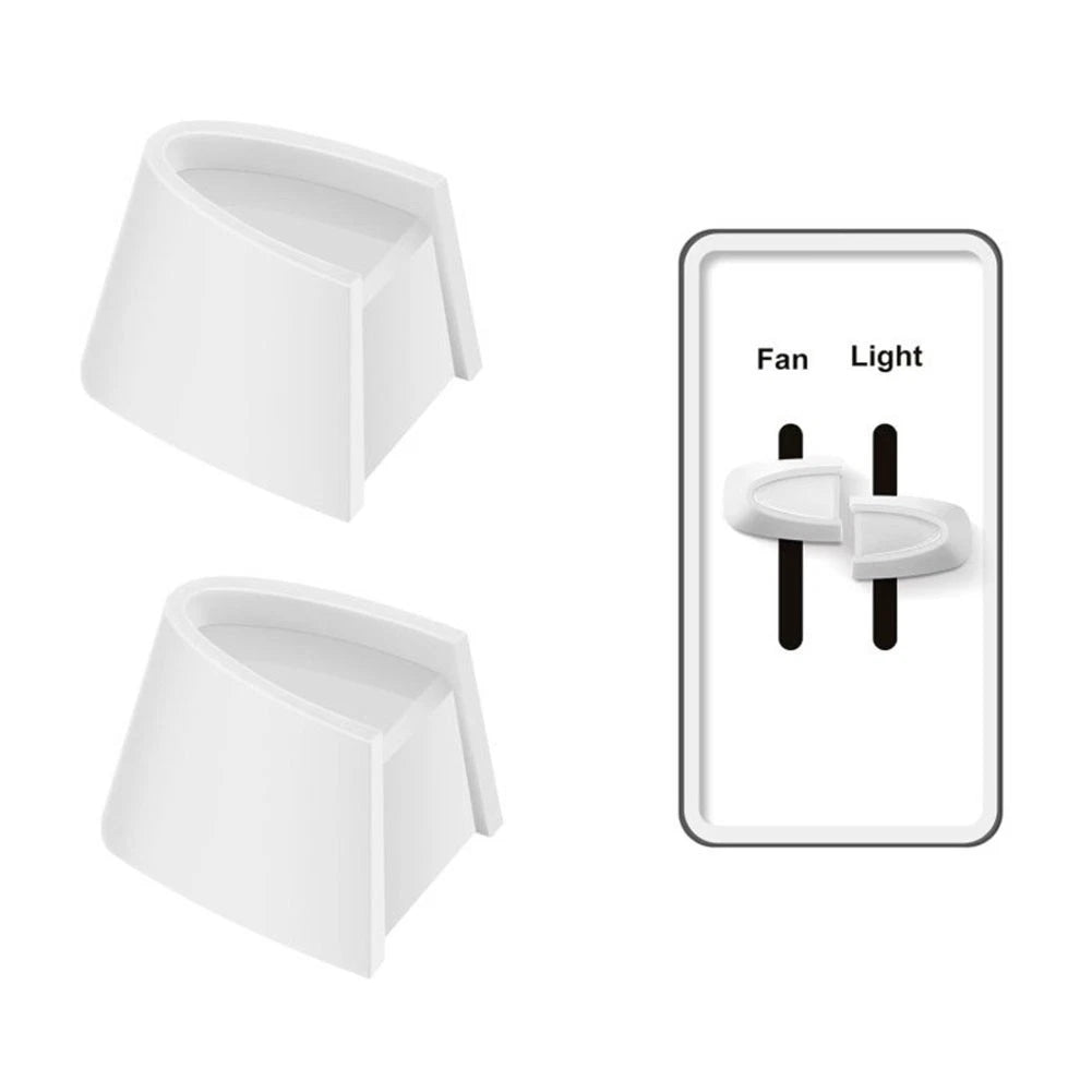 Replacement Dimmer Knobs For Fan And Light Control White Abs For Set