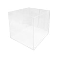 5 Sided Lucite Acrylic Cube Bin Display 10''l X 10''w X 10''h