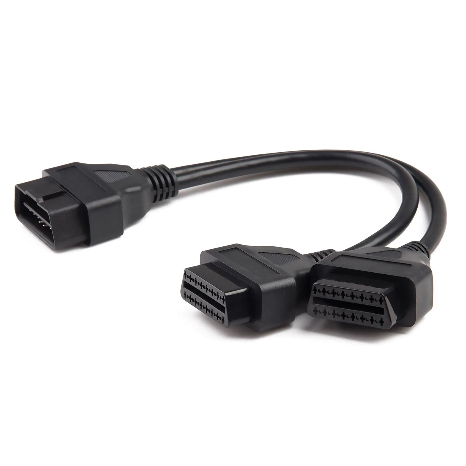 16 Pin Obd2 Obd Ii Splitter Adapter Cable Male To Dual Female Y Cable
