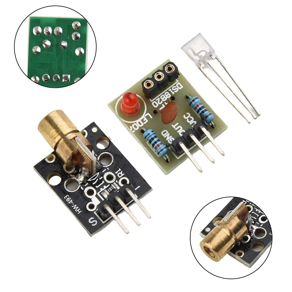 Laser-receiver Sensor + Ky-008 Transmitter /Set For-arduino Avr~
