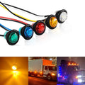 24V Waterproof Led Side Marker Lights For Trucks In Amber Red Blue