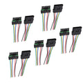 Male Female 16 Awg Assembled Weather Pack 6 Pin Sealed Connector 6in