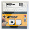 Fastcap Peel &amp; Stick White Screw Cover Caps PVC 9mm (3/8") x 600