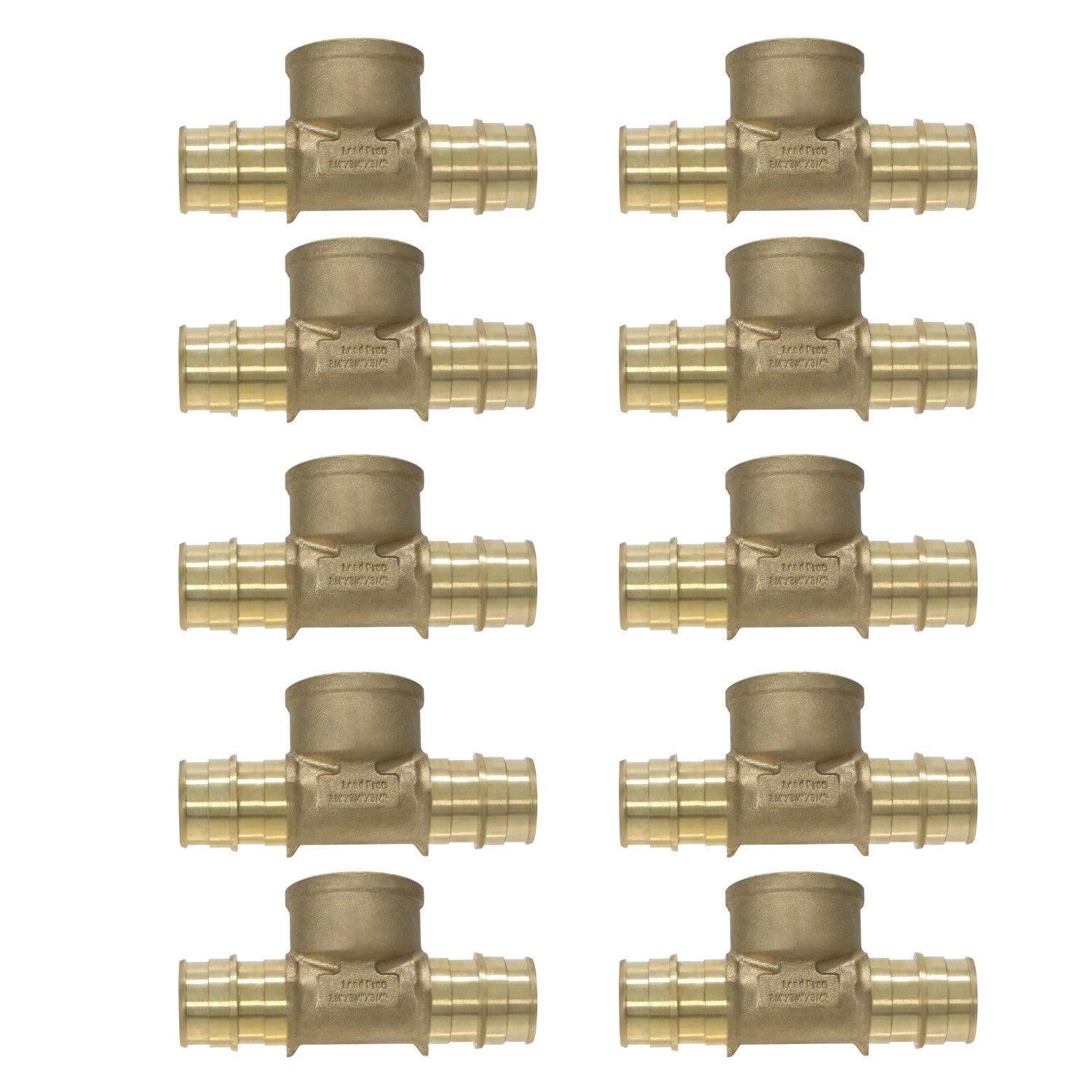 XFITTING 3/4" Pex A Female Tee - 10 Pack