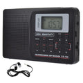 Cs-106 Digital Radio Lcd Display Fm/am/sw/mw Receiver W/ Earphone