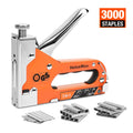 ValueMax Heavy Duty Staple Gun 3-in-1 Manual Nail Gun Stapler w/3000