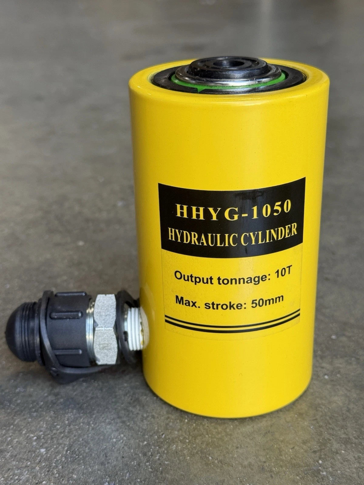 10 Ton Hydraulic Cylinder Jack 50mm Stroke Single Acting Lifting Pump