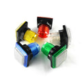 33*33mm Transparent Arcade Square Push Button Illumilated Led With