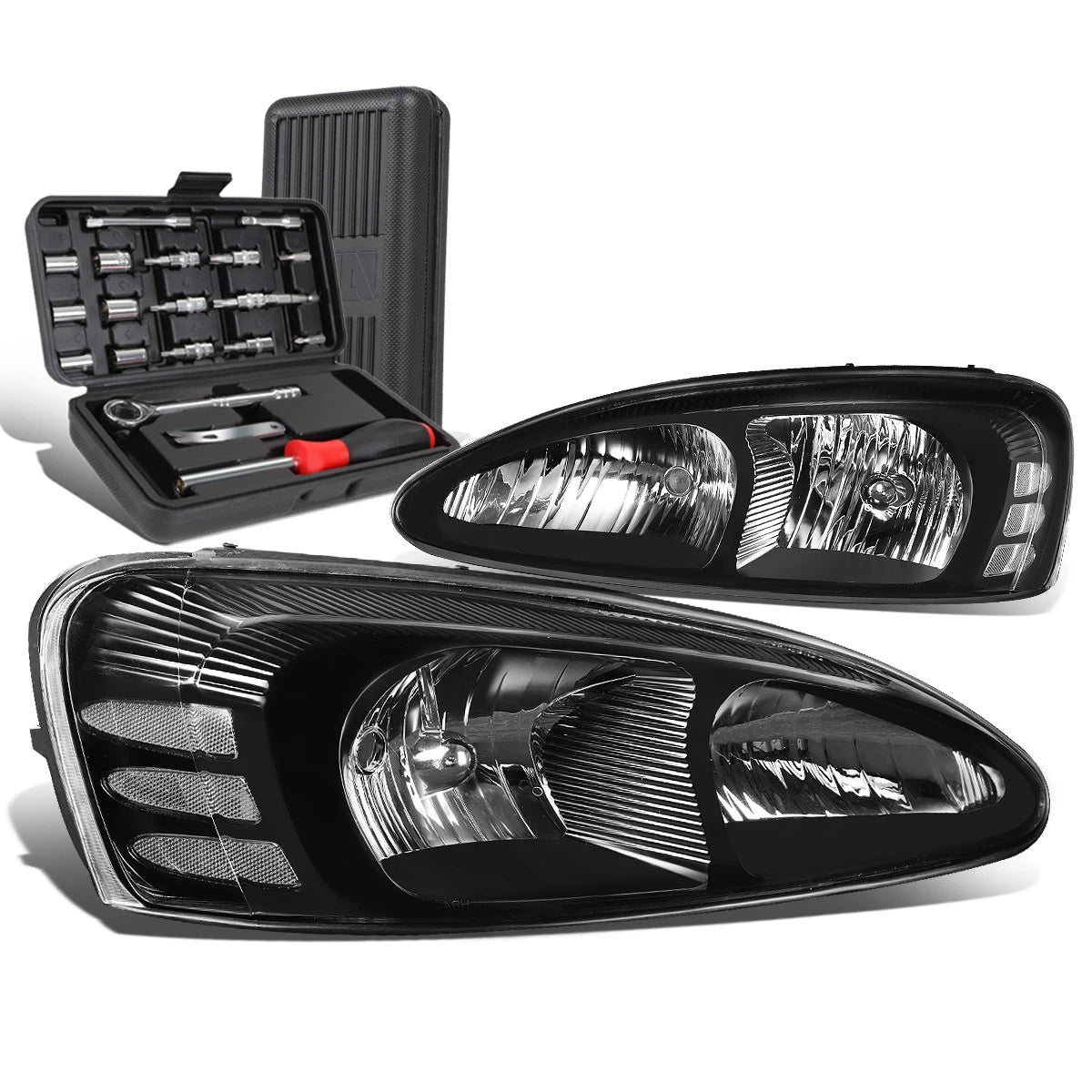 For 2004-2008 Pontiac Grand Prix Pair Black Clear | Built Supply Co