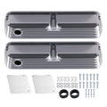 Polished Finned Tall Valve Covers for Ford 289 302 351W 1962-85
