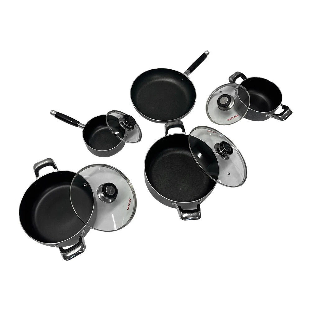 5-piece Set Advantage Nonstick Cookware Sauce Pan Frying Pan Sauce Pot
