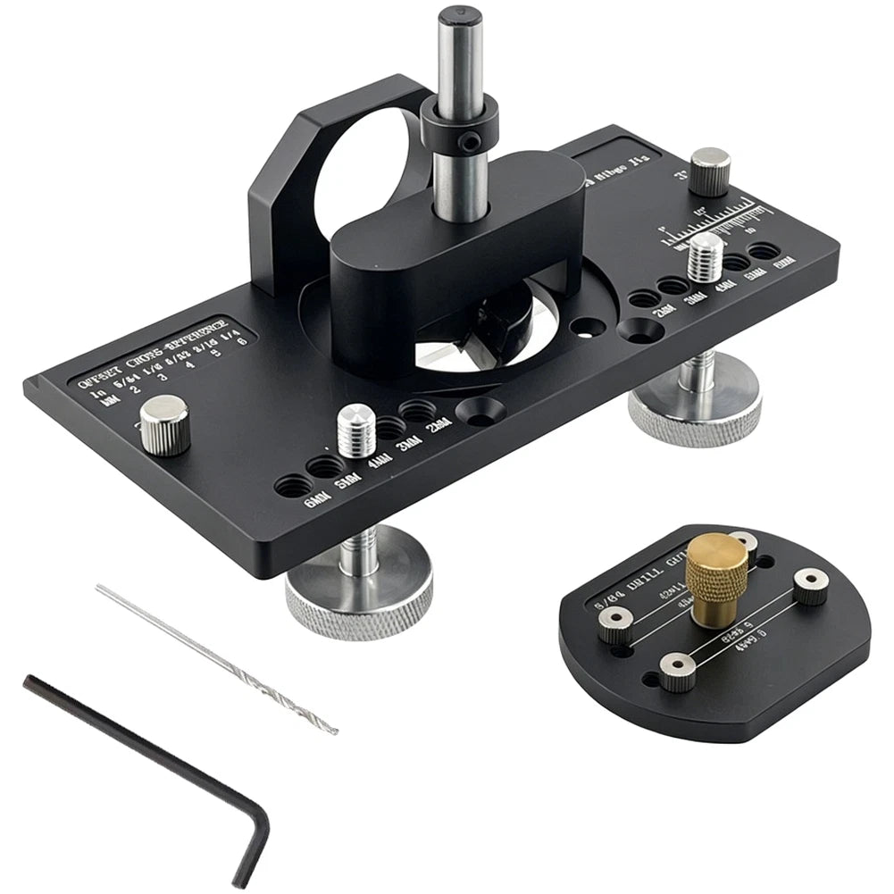 35mm Concealed Hinge Positioning Jig Aluminum Alloy For Cabinet Door