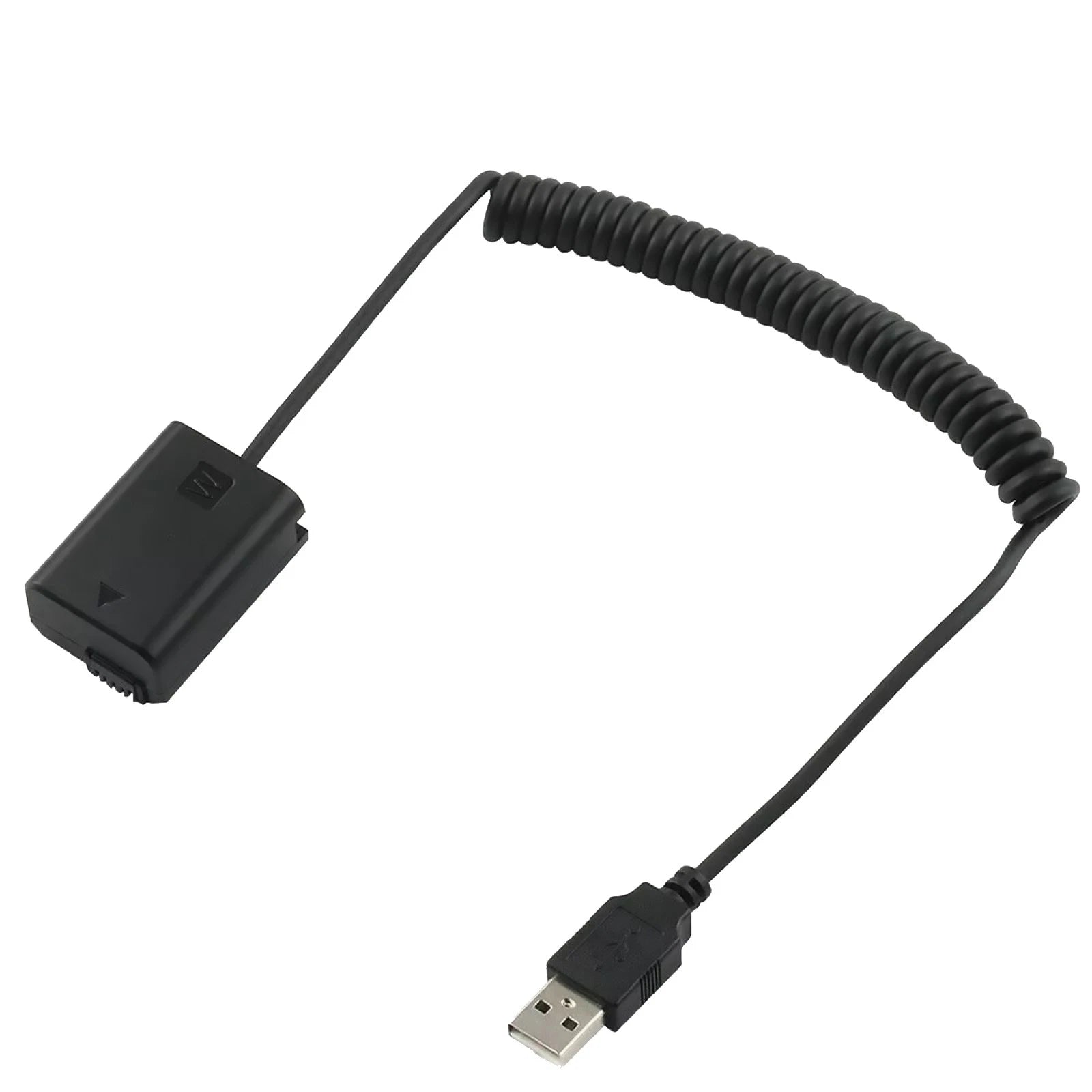Np-fw50 Dummy Battery Adapter Power Adapter Usb Port Cable For Sony