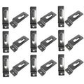 Utility Hooks - Single Slatwall Notch Hook - Chrome - Pack 25
