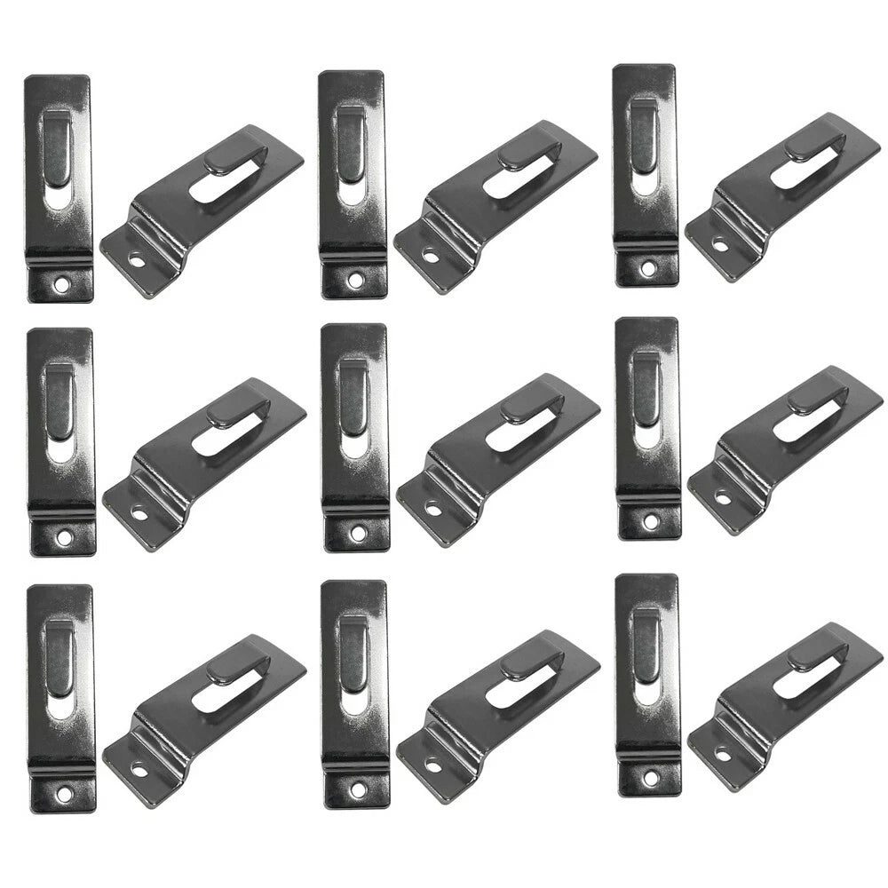 Utility Hooks - Single Slatwall Notch Hook - Chrome - Pack 25