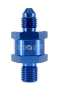 An -3 (3an) to M10x1.0 Blue Turbo Oil Feed Filter