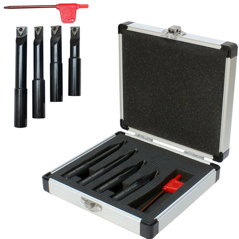 Set Of 1/2 Inch Shank Indexable Boring Bar With Free Tcmt Insert