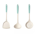 Silicone Spatula And Ladle Set 220c Rated For Nonstick Pots Pans And
