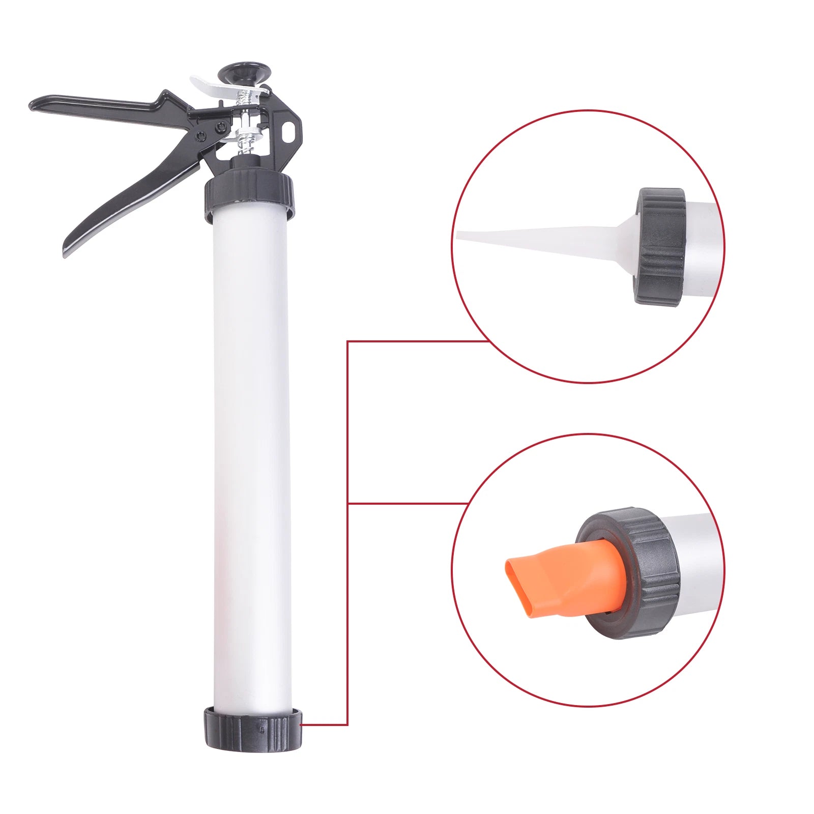 Mortar & Grouting Pointing Gun Metal Scoop Straight | Built Supply Co