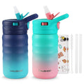 Haushof Kids Water Bottles Bpa-free Stainless Steel Vacuum Double