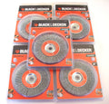 5 Black & Decker Steel Wire Wheels