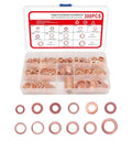 12 Sizes Copper Washer Assortment Seal Ring Kit | Built Supply Co