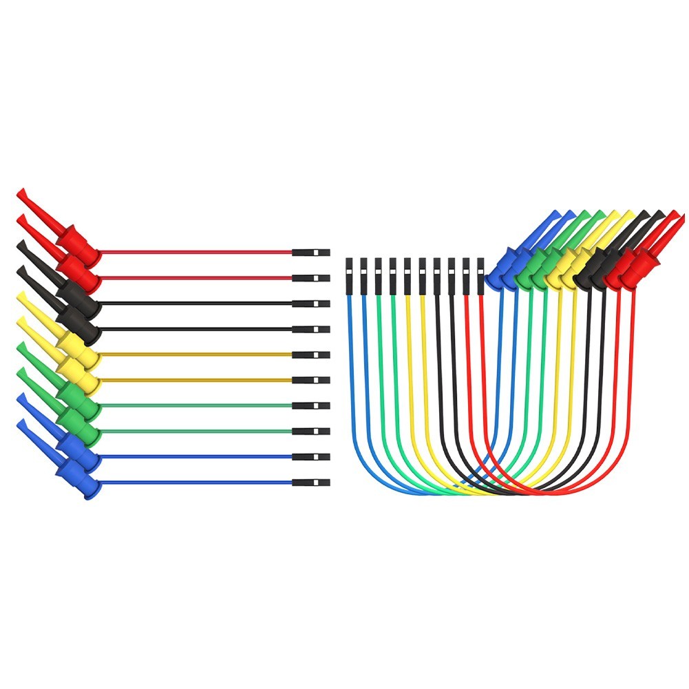 Electrical Testing Hook Clips - Silicone Leads