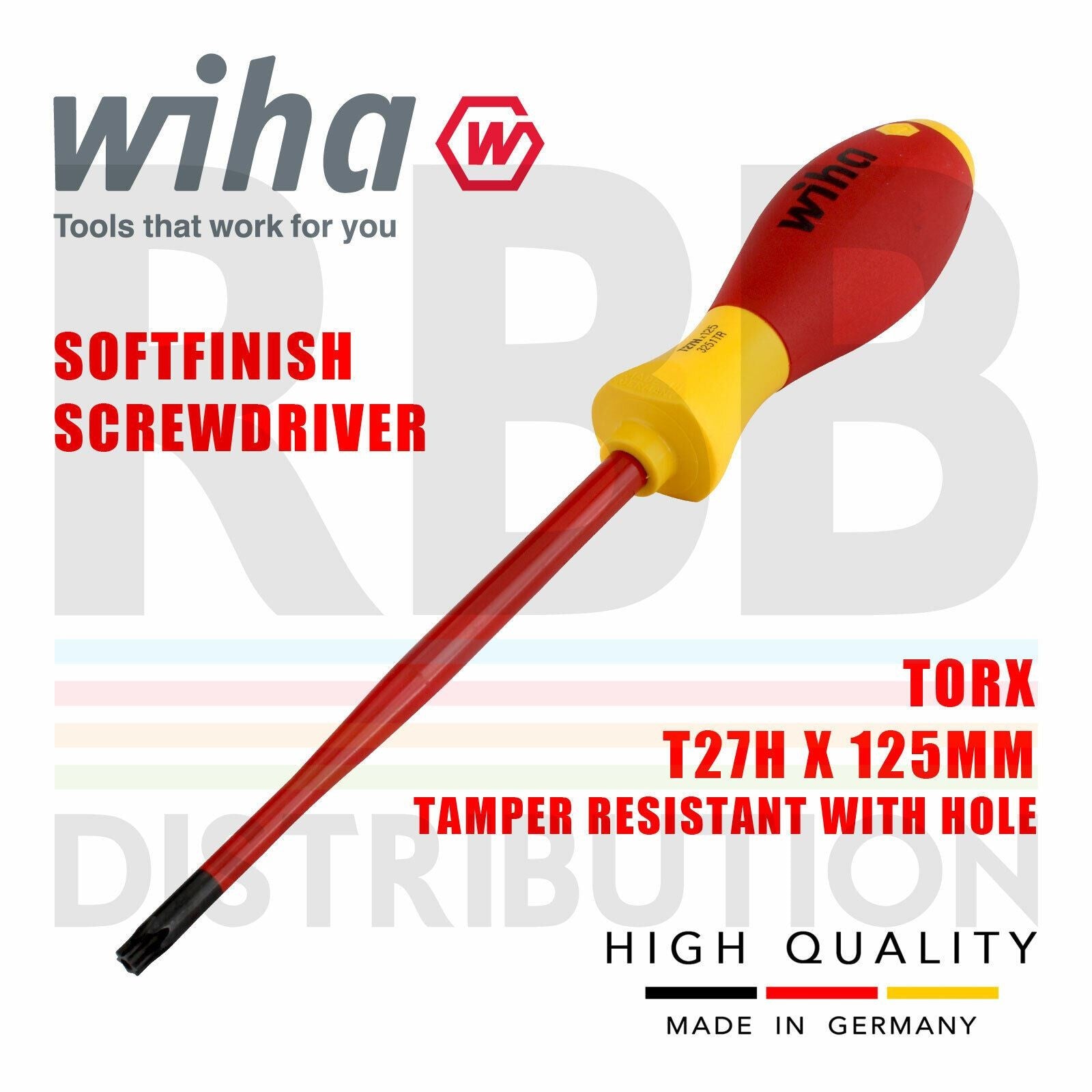 Wiha 00848 Phillips Screwdriver PH2 100mm 1000V VDE by Wiha