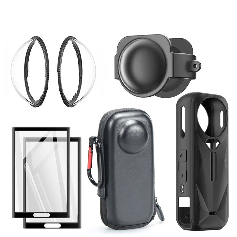 Camera Accessory Kit For Insta 360 X5 For Protection With Carry Case