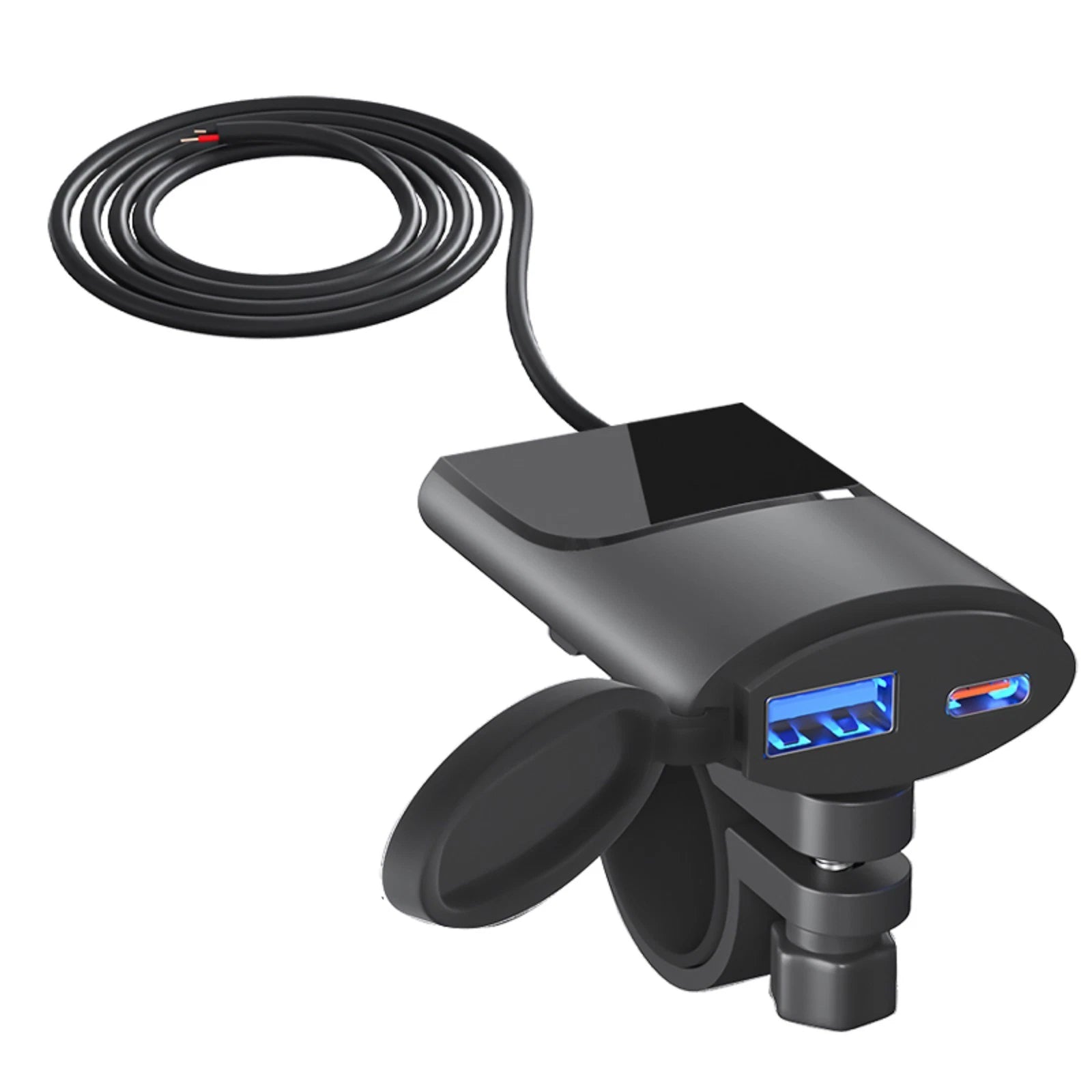 Dual Port Fast Charging Motorcycle Ultra Thin A+c Qc3.0 Charger Phone