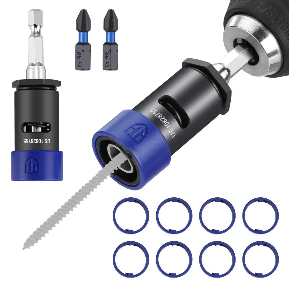 Workpro Drywall Screw Setter/extract<wbr/>or Impact Bit Holder 1" Ph2