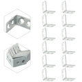 Small L-shape Metal 1 Corner Braces Drawer Shelf/wall Bracket Set