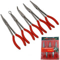 Neilsen 5pc Extra Long Reach Bent Pliers Set
