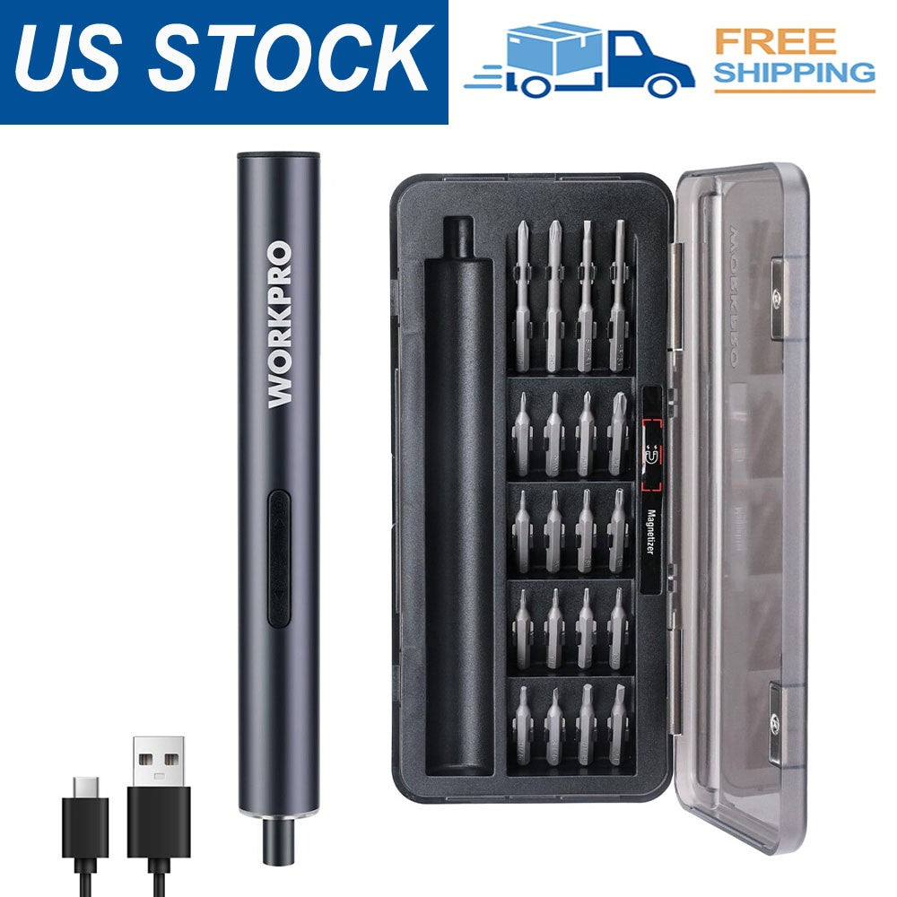 WORKPRO 20 in 1 Electric Precision Screwdriver with Magnetizer by WORKPRO