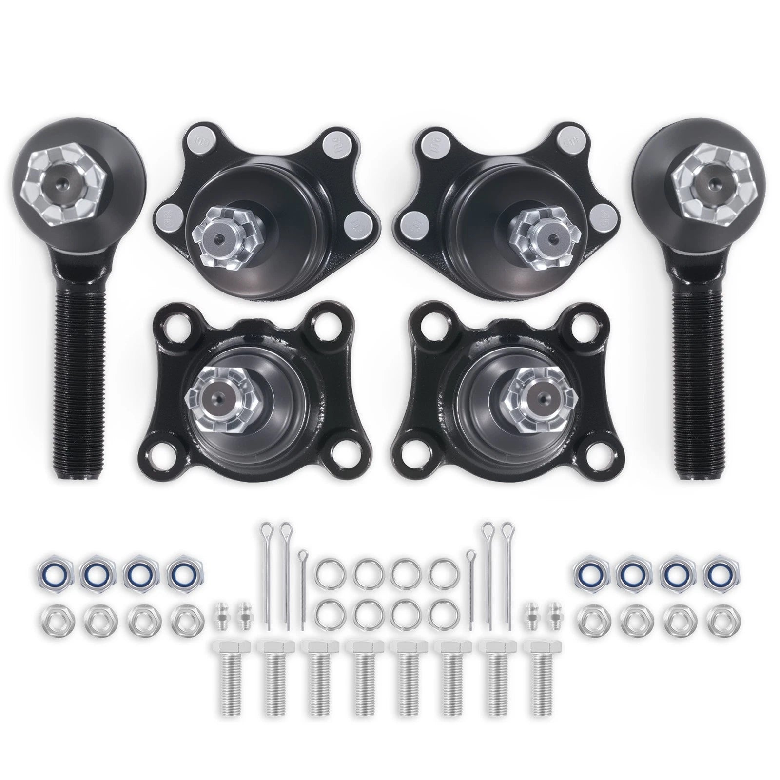 6pc Front Upper Lower Ball Joints Tie Rods for 4Runner Pickup T100 4WD 1989-1998