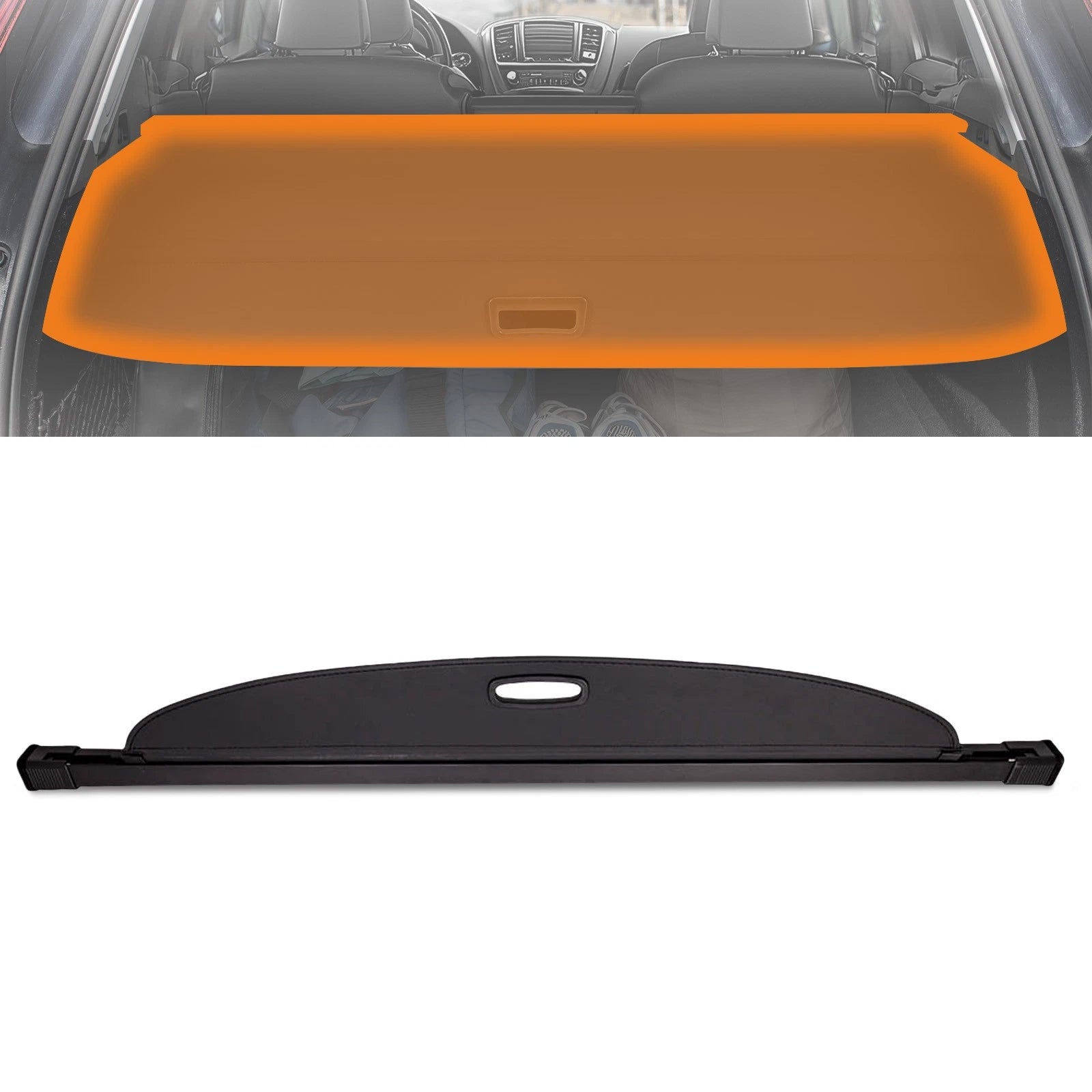 rear Cargo Cover Black Factory Retractable for Hyundai Tucson 2016 2017 2018