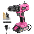 ValueMax Cordless Drill Driver Set Magnetic w/Keyless Chuck 18+1 Torque Settings