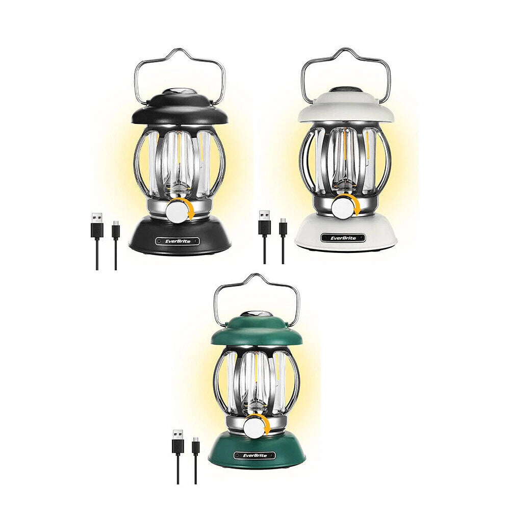 Rechargeable Led Camping Lantern Lamp Usb Tent Flashlight Outdoor