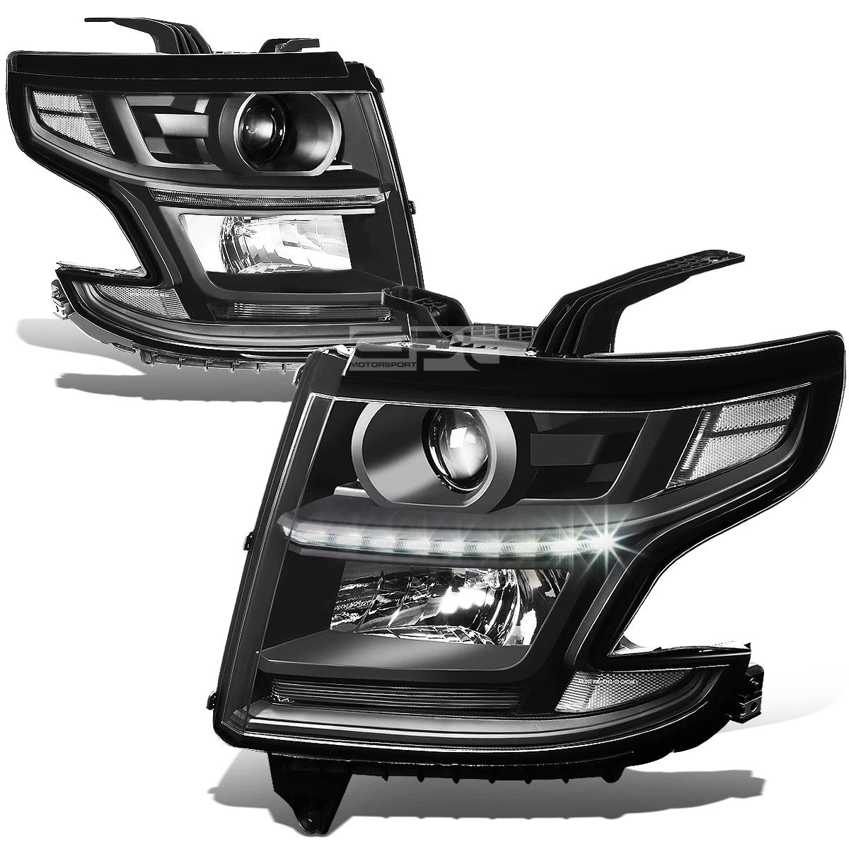 Fit 15-20 Chevy Suburban/tahoe Black Clear | Built Supply Co